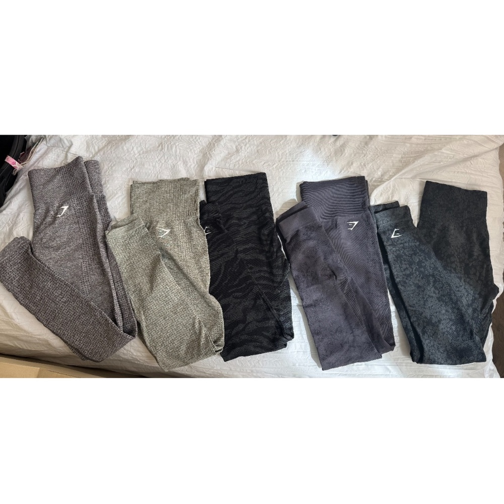 5 - Gymshark Workout Leggings - Pack of 5!